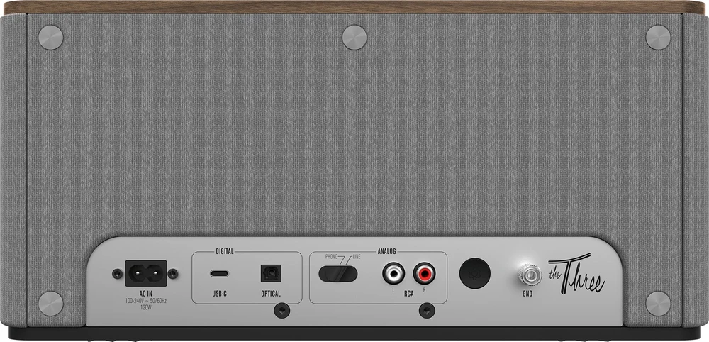 Klipsch namų garso sistema „The Three Plus“, riešuto spalvos