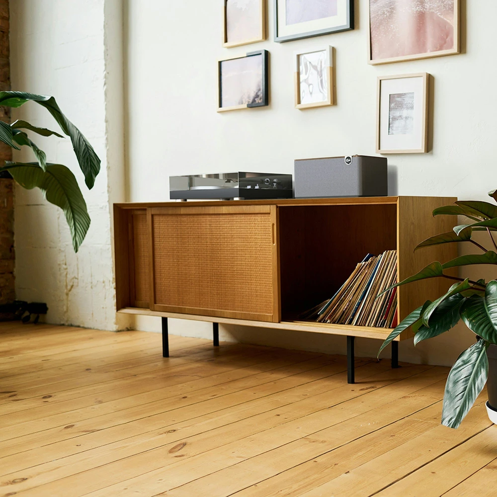 Klipsch namų garso sistema „The Three Plus“, riešuto spalvos
