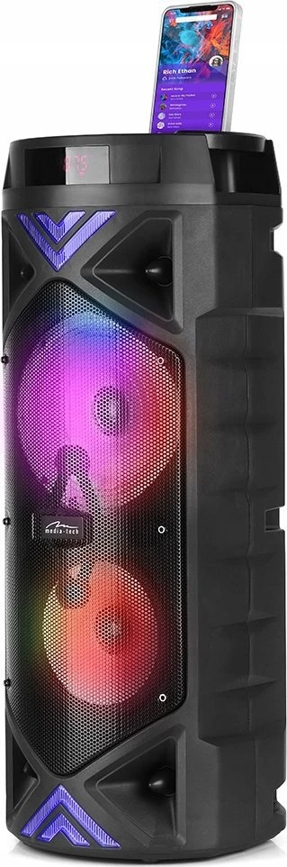 Bluetooth Garsiakalbis - Media-Tech MT3182 1400W FM Radijas Juodas