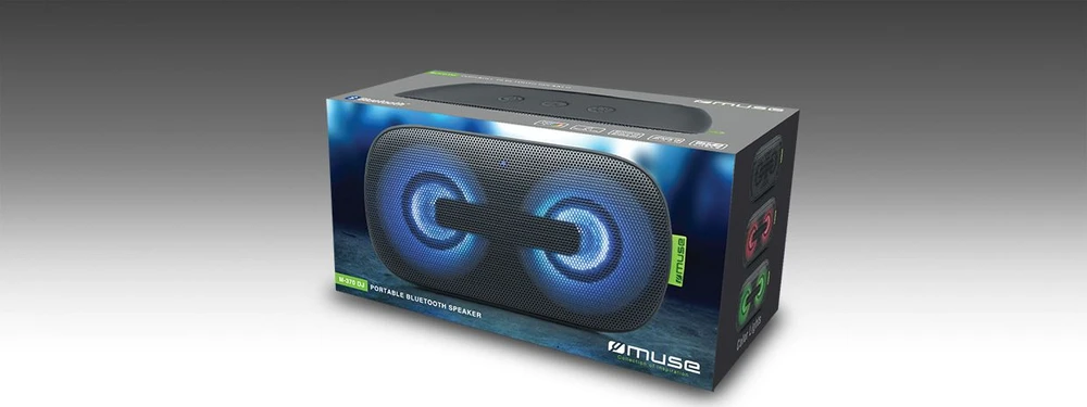 Garsiakalbis Muse M370 juoda (M-370DJ)