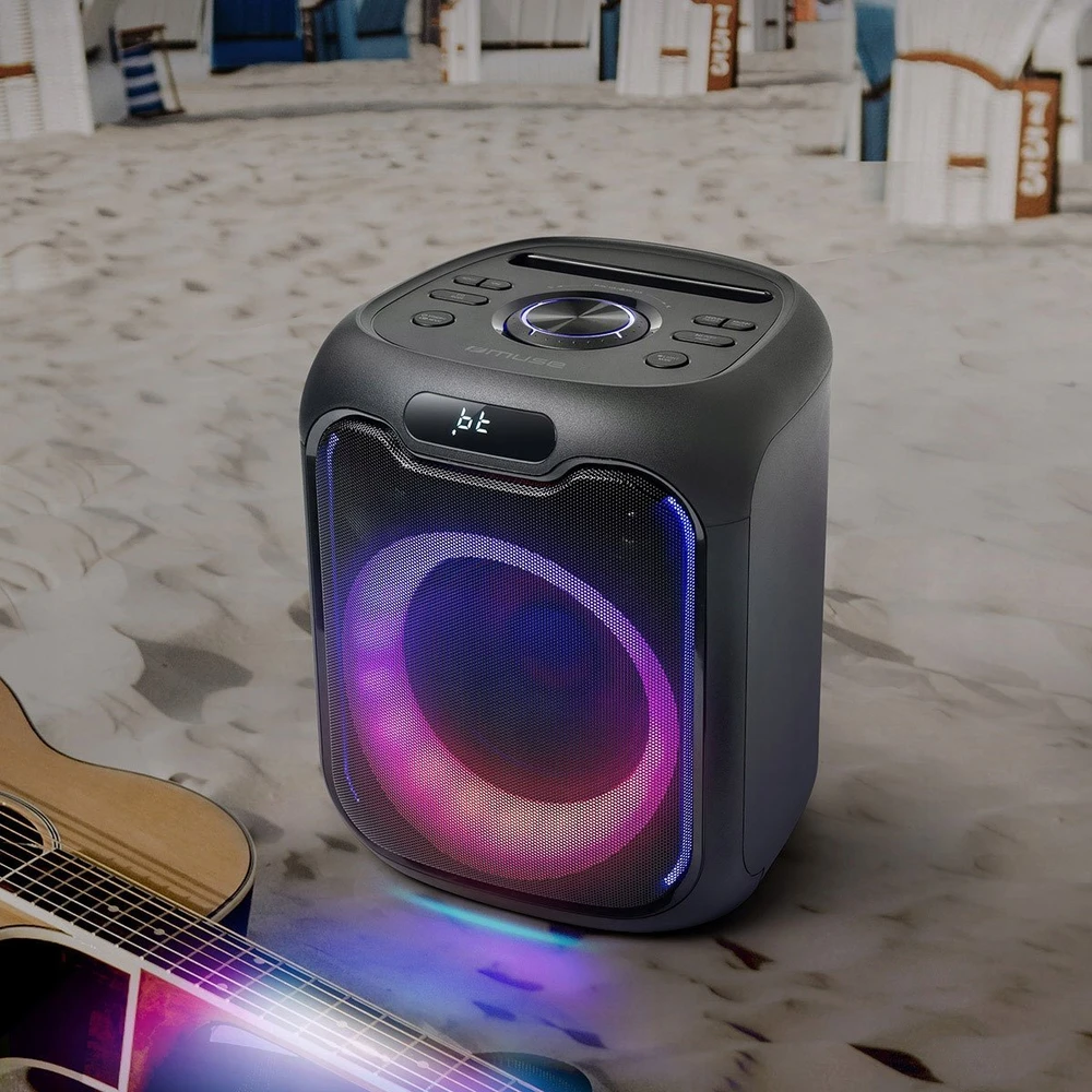 Muse | Party Box Speaker | M-1803 DJ | 150 W | Bluetooth | Belaidė jungtis | Portable | Juodas