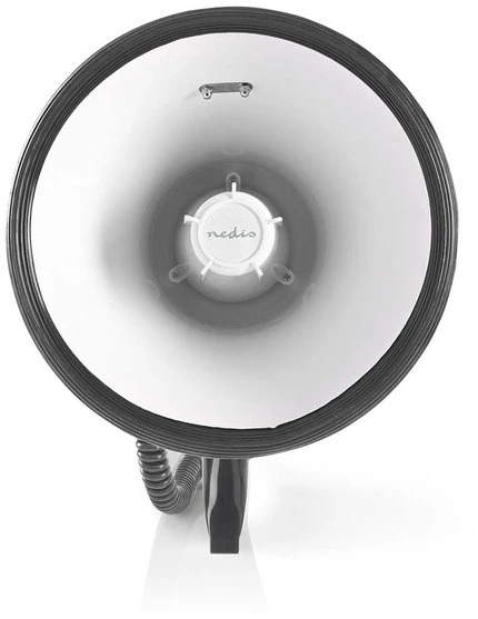 NEI Megaphone Nedis 1500m Recording 120dB Juodas/Baltas