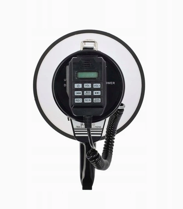 NEI Megaphone Nedis 1500m Recording 120dB Juodas/Baltas