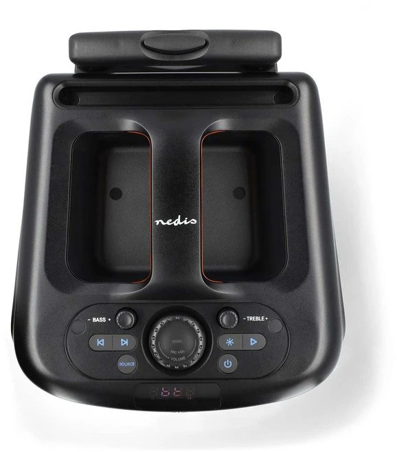 Garsiakalbis Nedis Nešiojama kolonėlė Bluetooth 5h 240W Juodas/Oranžinė/Uszkodzone opakowanie