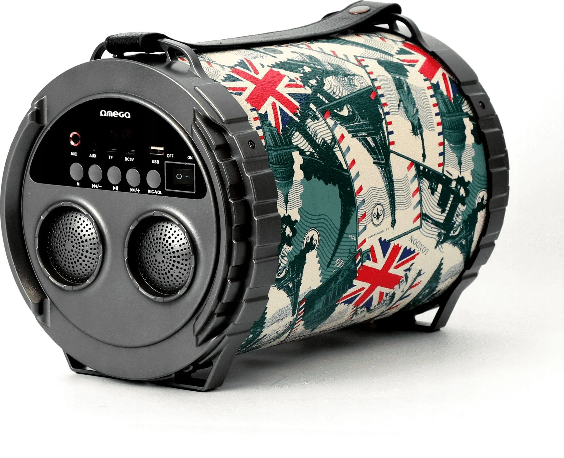 Omega Nešiojama kolonėlė Bluetooth V2.1 OG73P, daugiaspalvis (44163)