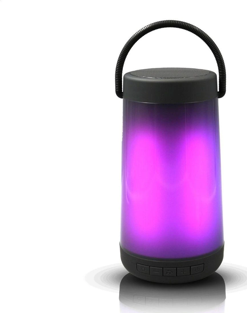 Bluetooth nešiojamas garsiakalbis Platinet (PMG15LED) (5W, RGB) juodas