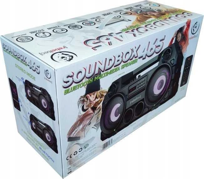 Rebeltec mėlynos spalvos bluetooth garsiakalbis SoundBOX 465
