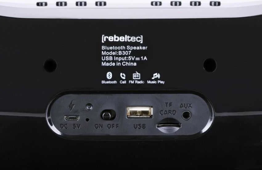 Nešiojama kolonėlė  Rebeltec SoundBOX 320, Juodos spalvos