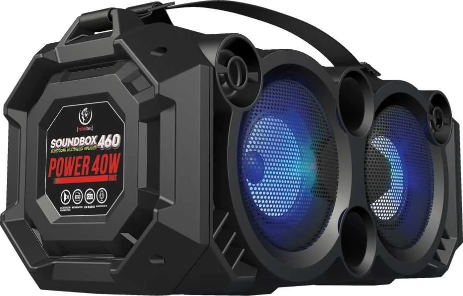 Nešiojama kolonėlė  Rebeltec SoundBox 460, Juodos spalvos