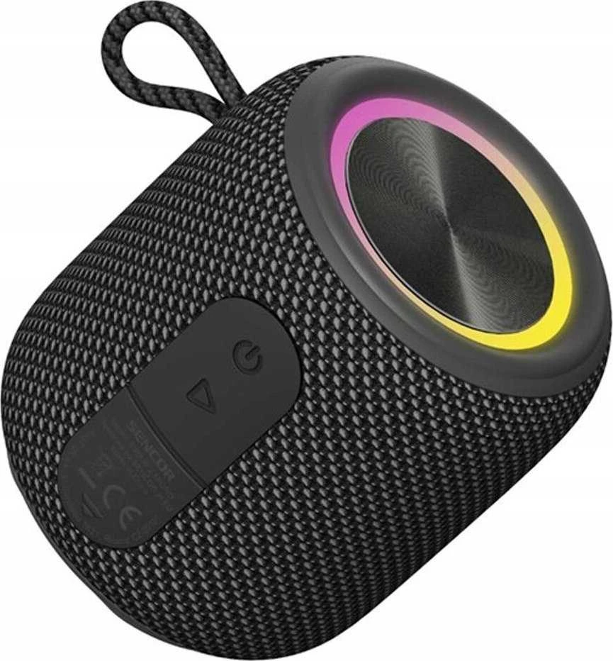 Sencor Garsiakalbis bluetooth SIRIUS 2 MICRO juoda, galingumas 5W, LED, TWS