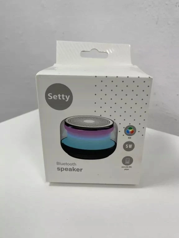 Setty garsiakalbis apvalus RGB GB-700 juodas