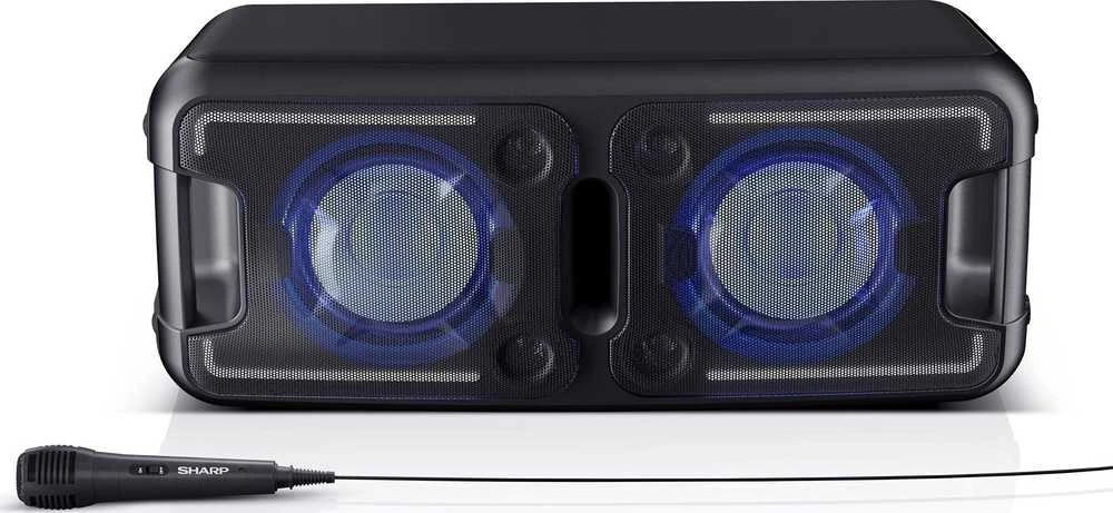 Sharp PS-949 Party Speaker with Built-in Baterija | Sharp | Party Speaker | PS-949 XParty Street Beat | 132 W | Atsparus vandeniui | Bluetooth | Belaidė jungtis | Portable | Juodas