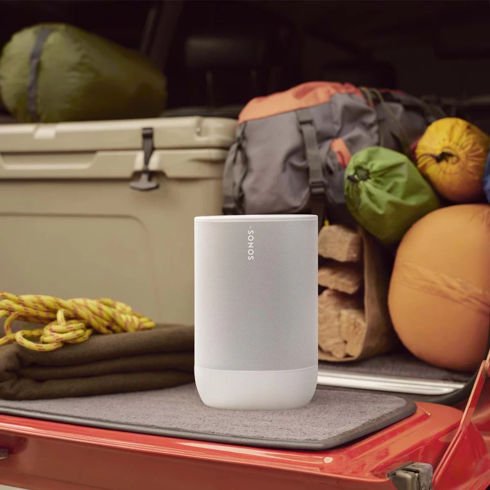Sonos Move Gen2 nešiojama kolonėlė, Baltos spalvos