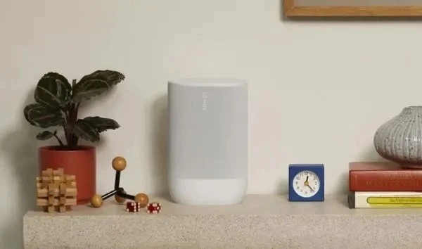 Sonos Move Gen2 nešiojama kolonėlė, Baltos spalvos