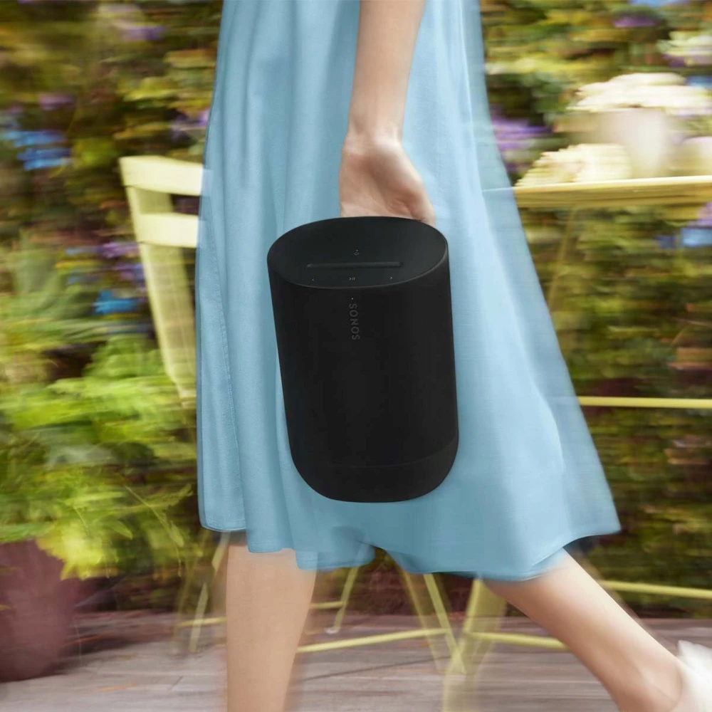 Sonos Move Gen2 nešiojama kolonėlė, Juodos spalvos