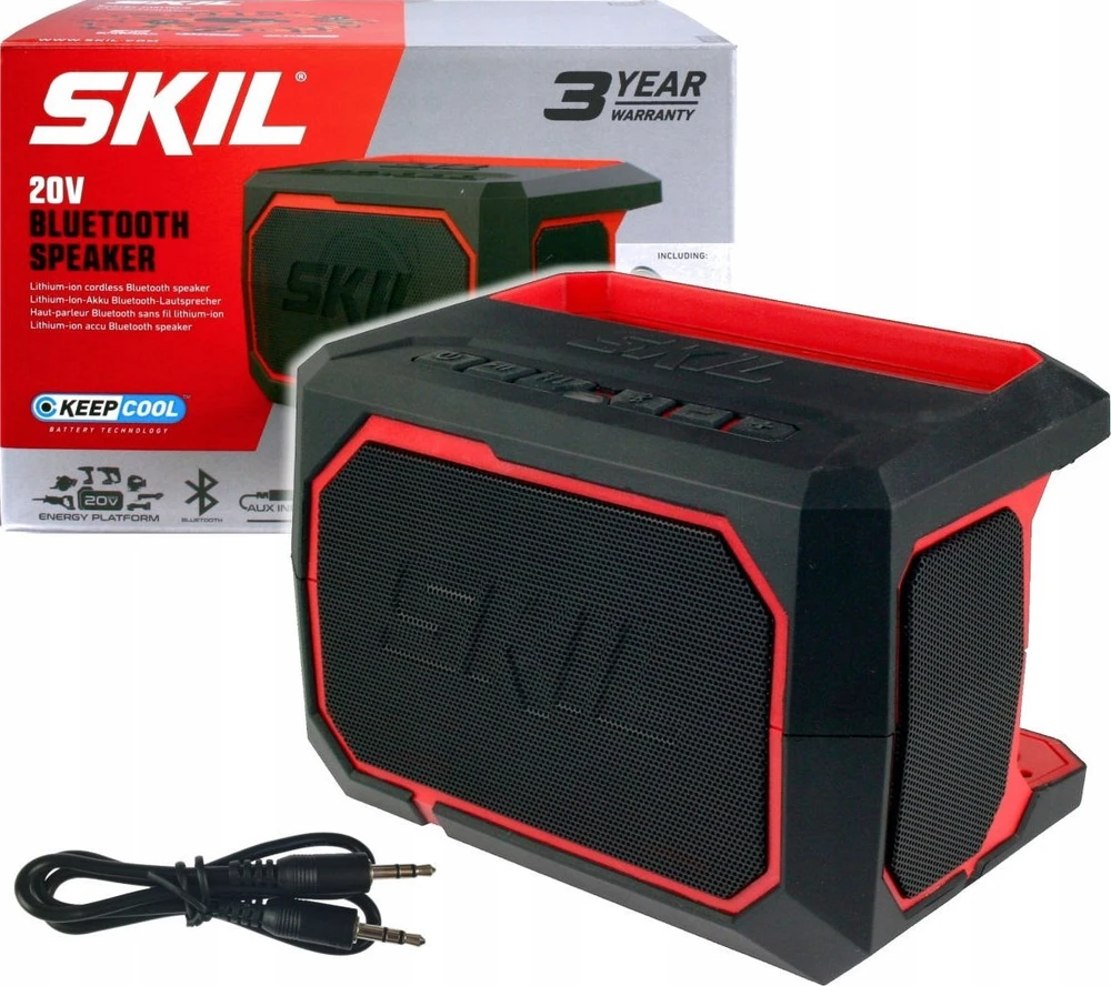 Skil Red Bluetooth® garso kolonėlė Skil 3151CA; 20 V (be akumuliatoriaus ir pakrovėjo)