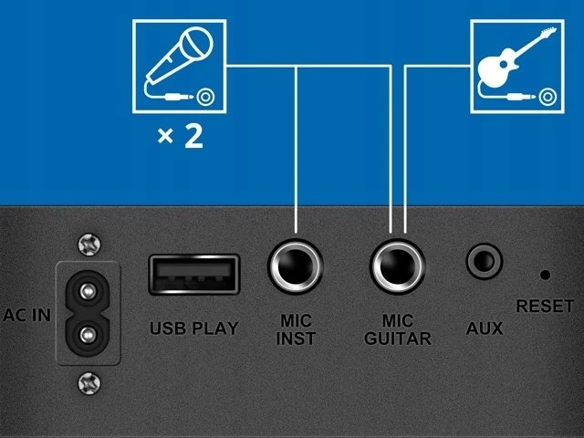 Nešiojama garso kolonėlė SVEN PS-1000, juodas, galia 2x80W (RMS), TWS, Bluetooth, FM, USB, LED ekranas, ličio baterija