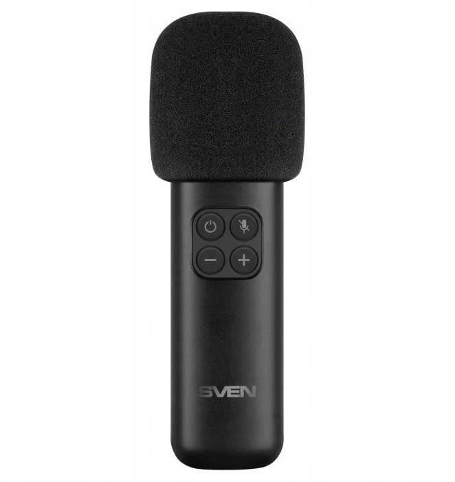 Speaker SVEN PS-255, juodas (12W, Bluetooth, FM, USB, karaoke mic, 3600mAh)