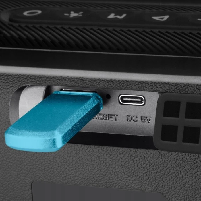 Speaker SVEN PS-255, juodas (12W, Bluetooth, FM, USB, karaoke mic, 3600mAh)