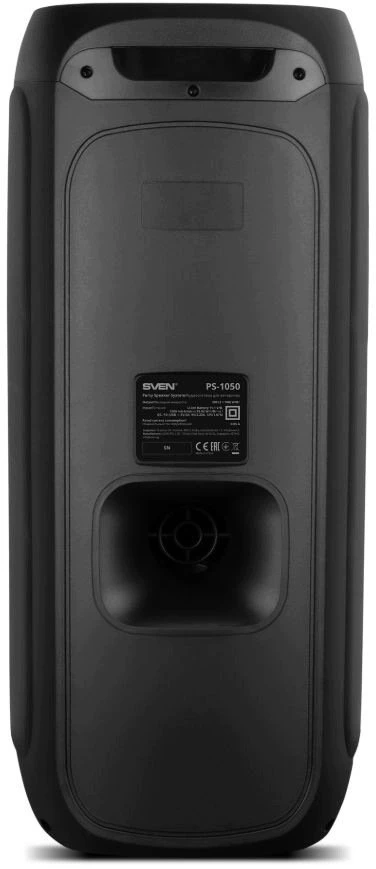 Garsiakalbis SVEN PS-1050, juodas (200 W, TWS, Bluetooth, FM, USB, Micro SD, LED ekranas, 7200 mAh)
