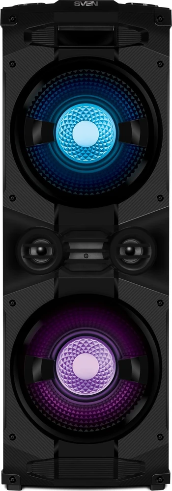 Garsiakalbis SVEN PS-1500, juodas (500W, Bluetooth, FM, USB, LED ekranas, kintamosios srovės maitinimas)