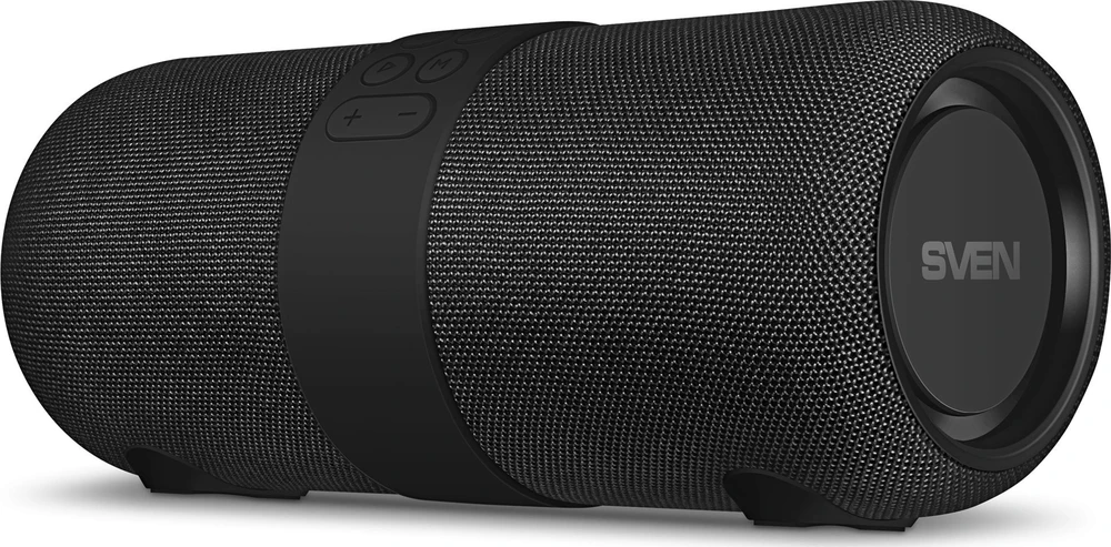 Garsiakalbis SVEN PS-340, juodas (24W, atsparus vandeniui (IPx6), TWS, Bluetooth, FM, USB, 3600mA*h)