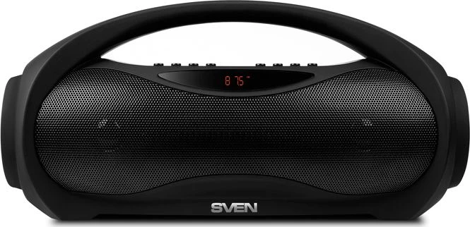 Garsiakalbis SVEN PS-420, juodas (12W, Bluetooth, FM, USB, Micro SD, LED ekranas, 1800mA*h), SV-015220
