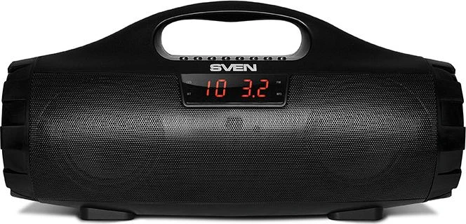 Garsiakalbis SVEN PS-460, juodas (18W, Bluetooth, FM, USB, Micro SD, LED ekranas, 1800mA*h), SV-015237
