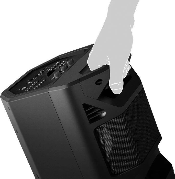 2.0 nešiojama kolonėlė SVEN PS-670, juodas, galia 2x32.5W (RMS), TWS, Bluetooth, FM, USB, Micro SD, LED ekranas, nuotolinio valdymo pultas, ličio baterija