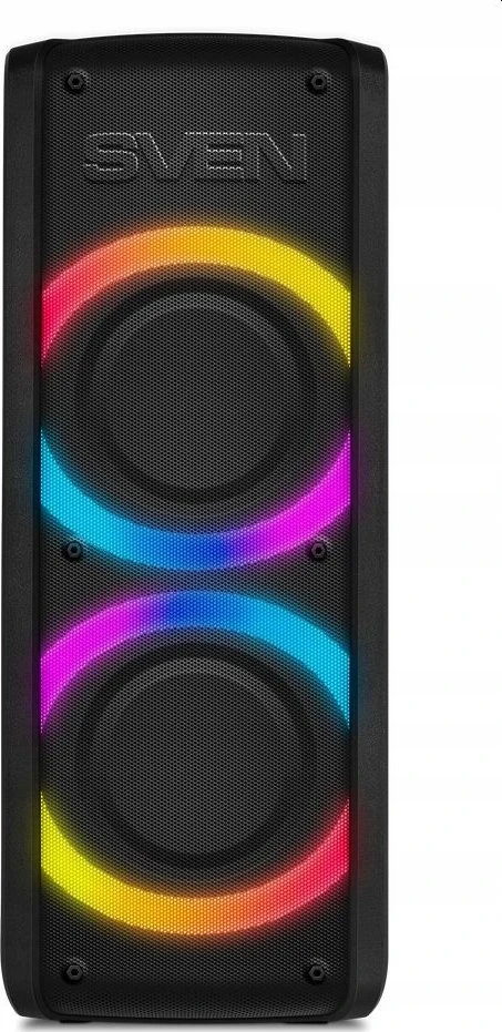 Garsiakalbis SVEN PS-710, juodas (100W, TWS, Bluetooth, FM, USB, Micro SD, LED ekranas, 4400mA*h)