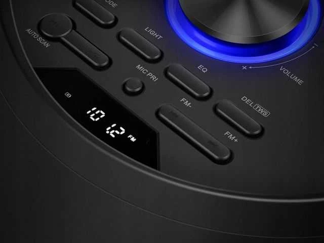Garsiakalbis SVEN PS-720, juodas (80W, TWS, Bluetooth, FM, USB, Micro SD, LED ekranas, 4400mA*h)