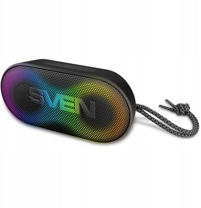 Nešiojama garso kolonėlė SVEN PS-99, juoda, galia 10 W (RMS), TWS, Bluetooth, ličio baterija