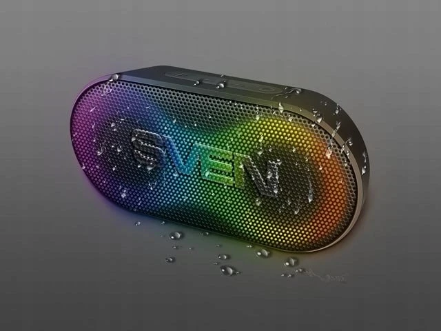 Nešiojama garso kolonėlė SVEN PS-99, juoda, galia 10 W (RMS), TWS, Bluetooth, ličio baterija