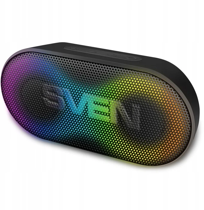 Nešiojama garso kolonėlė SVEN PS-99, juoda, galia 10 W (RMS), TWS, Bluetooth, ličio baterija