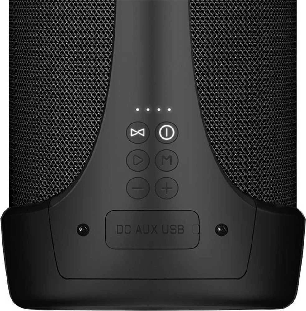 SVEN PS-370 2x20W; TWS; FM radio; AUX; USB/SD-card support;Atsparus vandeniui (IPx5); Lighting