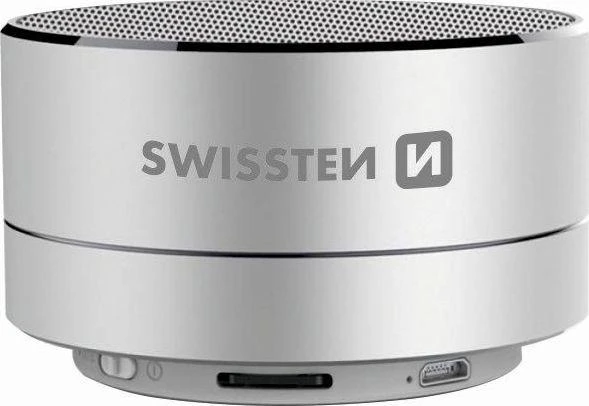 Swissten i-Metal garsiakalbis, sidabrinis (52104432)