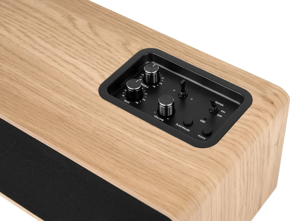 150 W aktyvi kolonėlė su nuotolinio valdymo pultu Thomson WS852 su „Bluetooth“ / ARC / RCA / USB / optiniu / AUX