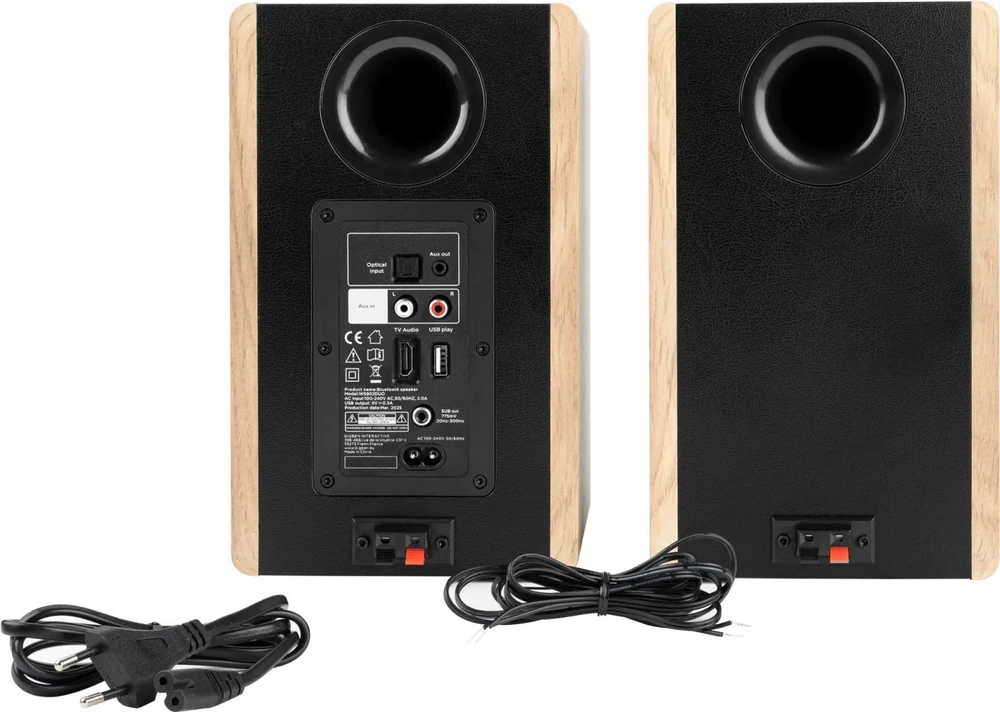Thomson WS902DUO aktyvios HiFi kolonėlės su „Bluetooth“, 150 W, USB, RCA, HDMI