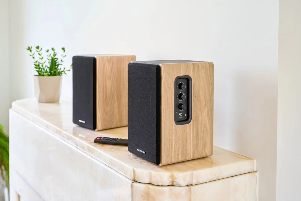 Thomson WS902DUO aktyvios HiFi kolonėlės su „Bluetooth“, 150 W, USB, RCA, HDMI