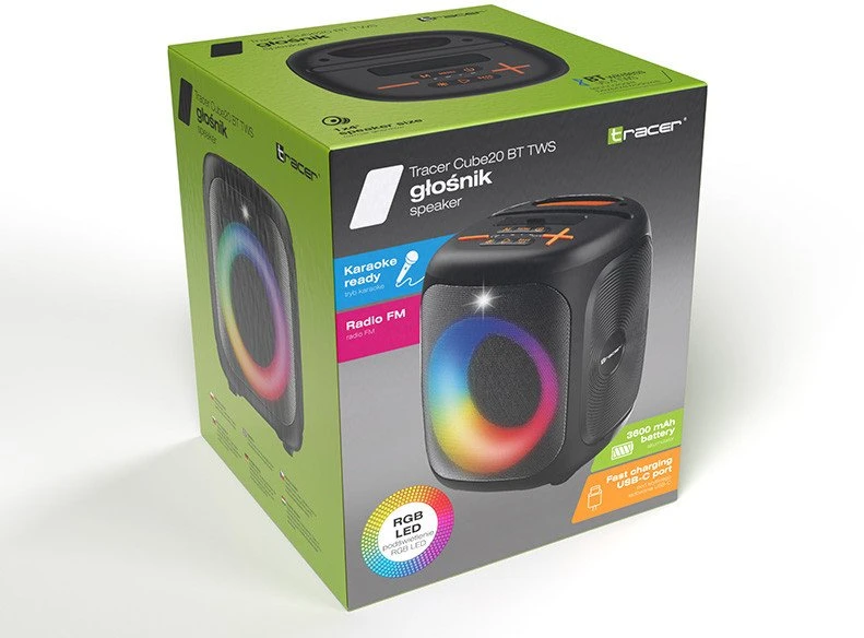Tracer Cube20 TWS Bluetooth juodas