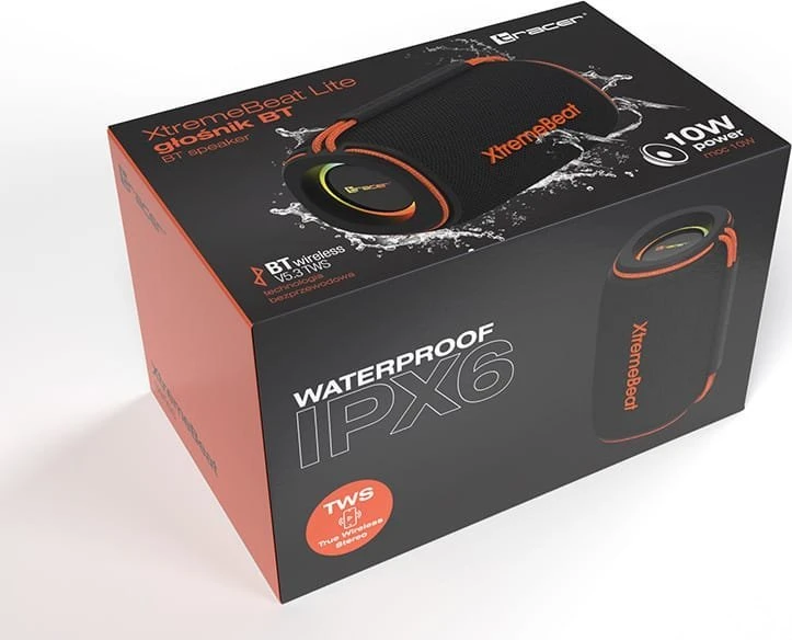 Tracer XtremeBeat Lite nešiojama kolonėlė, Juodos spalvos