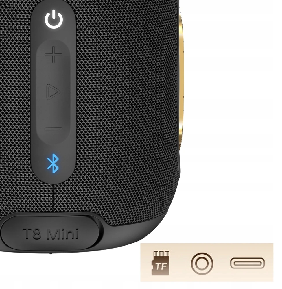 Tronsmart T8 Mini Juodas