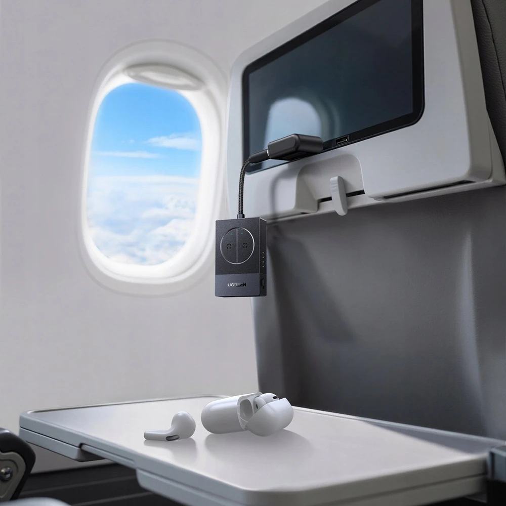 Siųstuvas Ugreen BT305 Bluetooth 5.4 - juodas