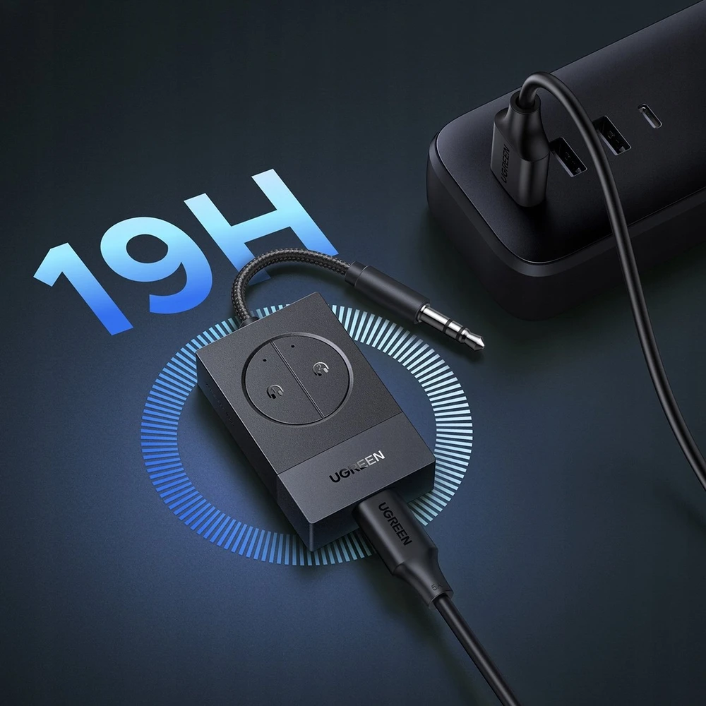 Siųstuvas Ugreen BT305 Bluetooth 5.4 - juodas