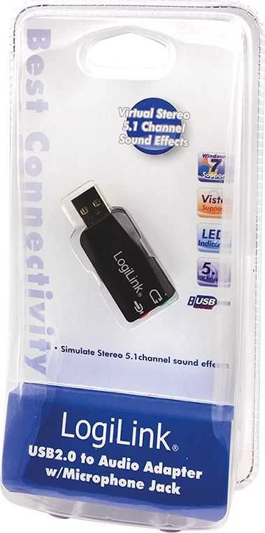 „LogiLink USB 5.1“ garso plokštė (UA0053)