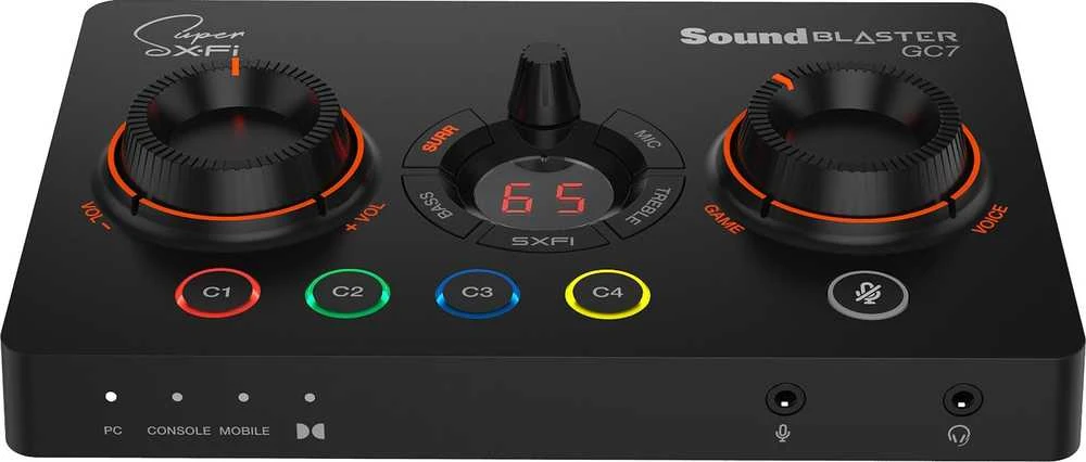 Creative išorinė garso plokštė Sound Blaster GC7 USB-C