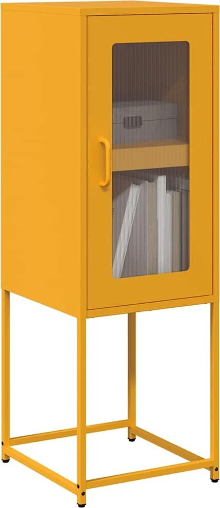 indauja garstyčių geltona 36x39x107 cm šaltai valcuotas plienas
