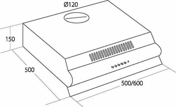 Įmontuojamas gartraukis AKPO WK-7 P 3060, juodas