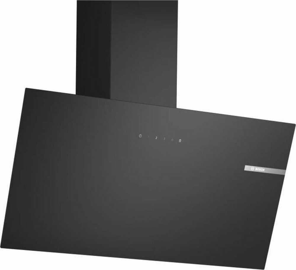Bosch ‎DWK85DK60 DWK85DK60 Serija 2, Prie sienos montuojamas gartraukis, 80 cm, skaidrus stiklas su juodu atspaudu, Juoda