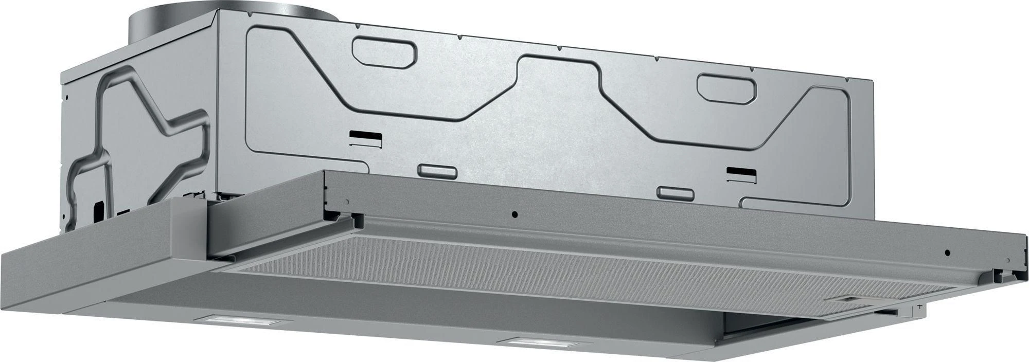 Bosch DFL064A52 Serija 4, Ištraukiamasis gartraukis, 60 cm, Sidabrinio metalo